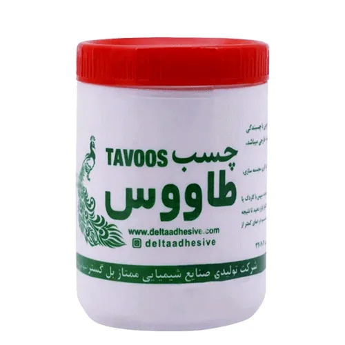 چسب چوب ۷۵۰ گرمی طاووس دلتا